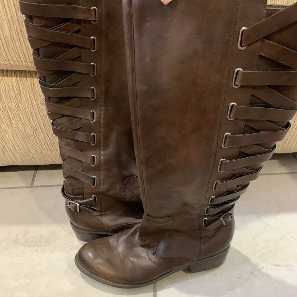 Brown Leather Boots